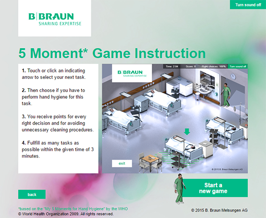 B.Braun Hands Clean Game